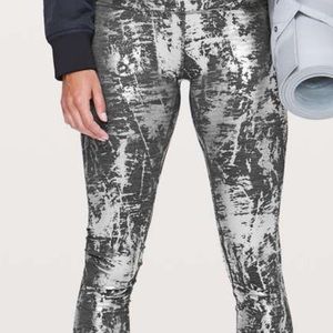 Lululemon Wunder Under  Brindle Foil 28” leggings